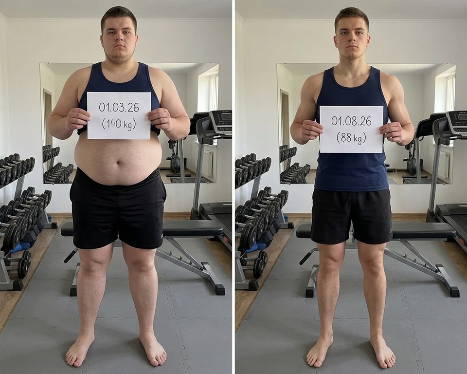 Metamorfoza klientki - 140 kg do 88 kg