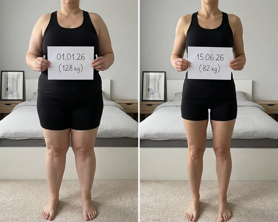 Metamorfoza klientki - 113 kg do 89 kg